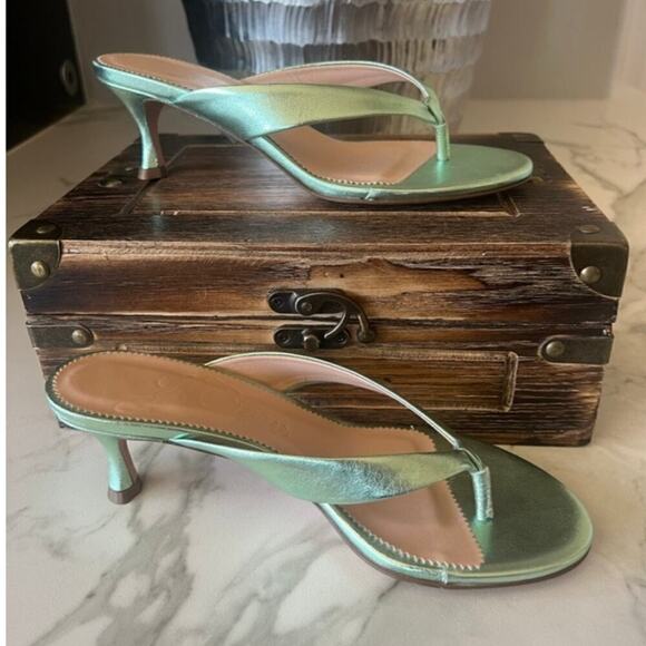 J Crew Violetta Italian Leather Kitten Heels - Picture 5 of 7